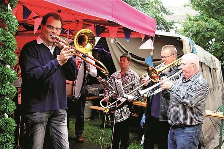 Der Musikzug des NCR sorgte für flotte Rhythmen.