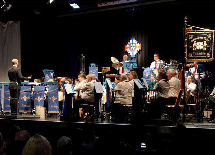 Der Musikzug des Stadtsoldaten-Corps 1868 Meckenheim e.V. bei seinem Jahreskonzert. Fotos: Stadtsoldaten-Corps 1868 Meckenheim e.V.
