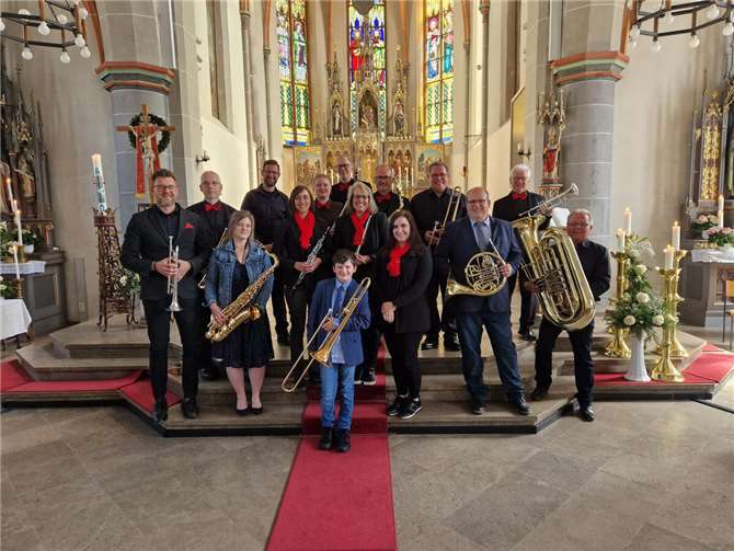 Der Musikzug hatte sich intensiv auf diesen besonderen Tag vorbereitet.  Foto: privat