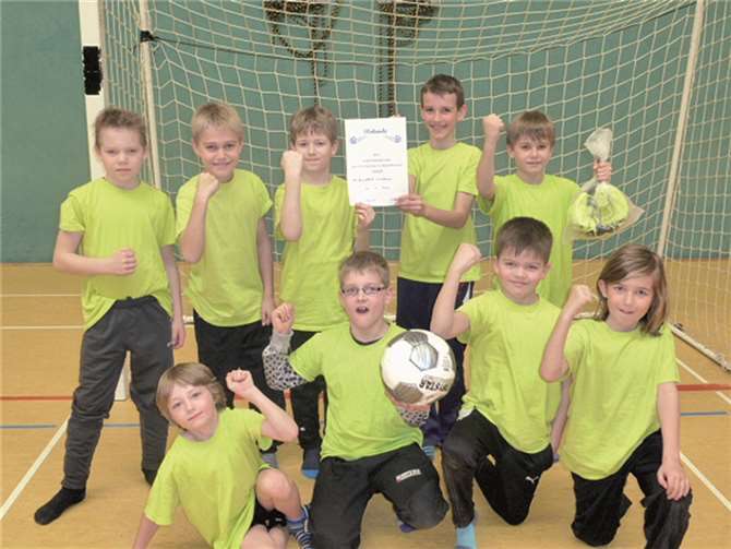 Der Nachwuchs darf stolz auf seine Leistung sein.privat
