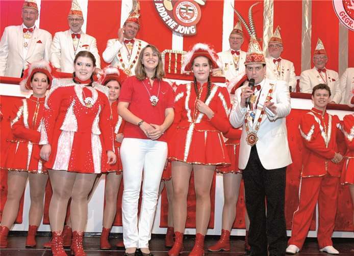 Der Nachwuchs der KG Rot -Weiß wurde geehrt.