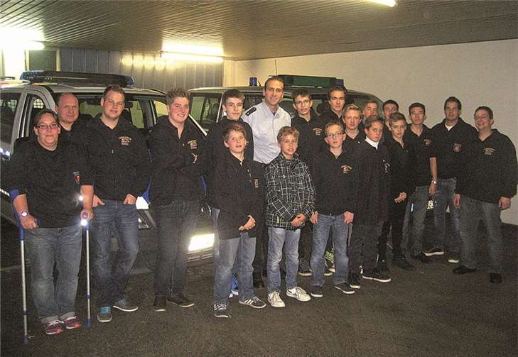 Der Nachwuchs der Remagener Feuerwehr blickte hinter die Kulissen der Polizeiarbeit.privat