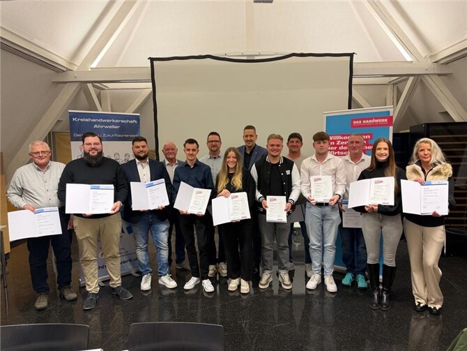 Der Nachwuchs wurde ausgezeichnet.