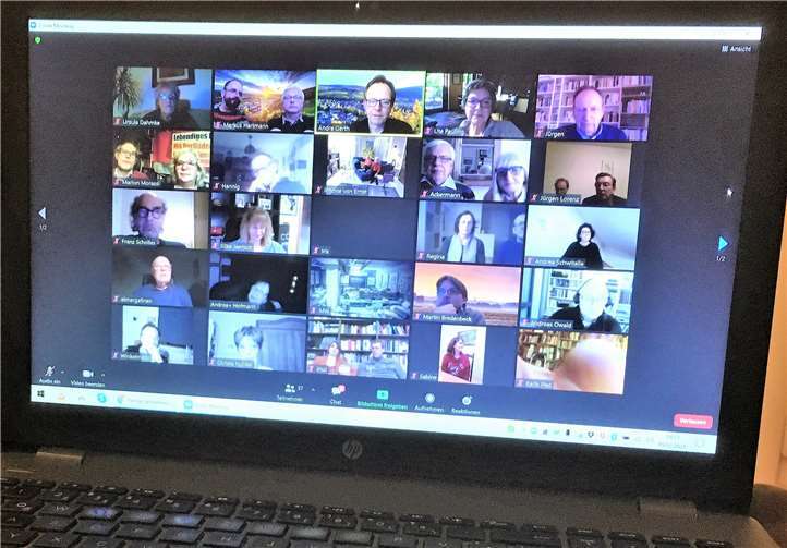 Der Neujahrsempfang fand in diesem Jahr digital statt. Foto: privat