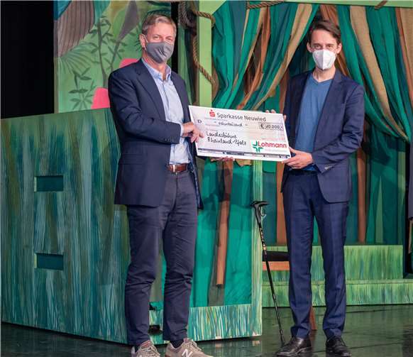 Der Neuwieder Klebebandhersteller Lohmann unterstützt die traditionsreiche Bühne mit einer großzügigen Spende in Höhe von 10.000 Euro. Foto: Schlosstheater