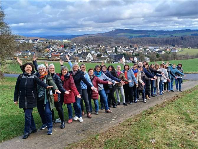 Der Nickenicher Frauenchor „Charming Voices“ verbrachte im Februar ein Probenwochenende im Westerwald. Foto: privat