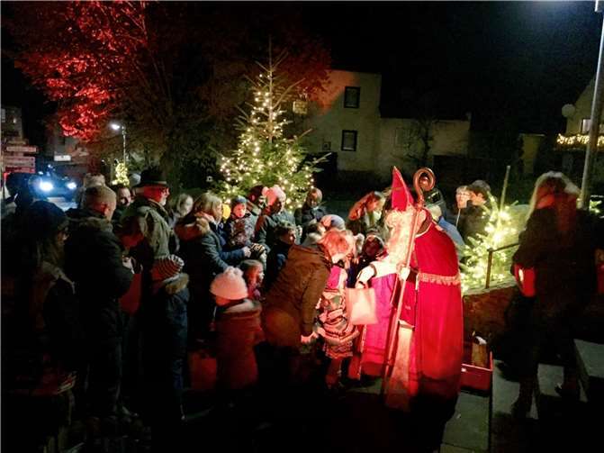 Der Nikolaus besucht Kalt. Foto: privat