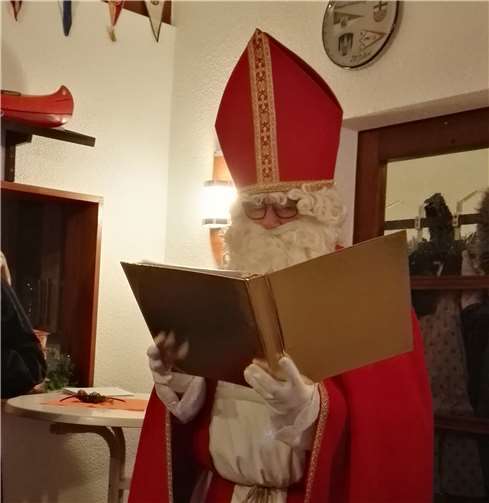 Der Nikolaus besucht den KCU wie zuletzt 2019 seit Jahrzehnten.