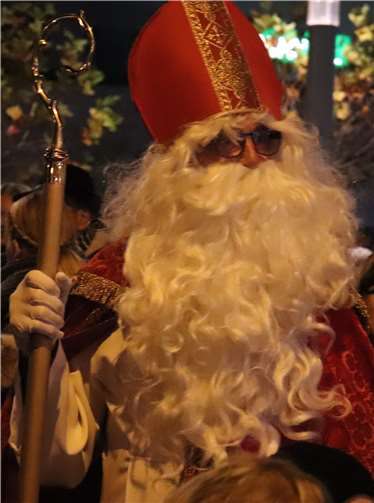 Der Nikolaus in Heimerzheim. Fotos: Männerverein