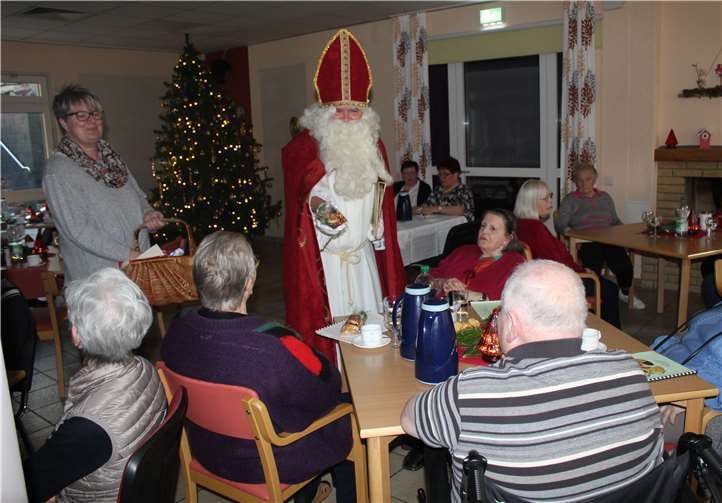 Der Nikolaus kam natürlich auch zu Besuch.
