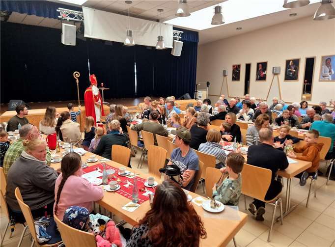 Der Nikolaus war auch zu Besuch gekommen.Foto: privat