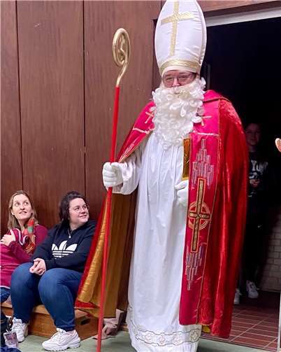 Der Nikolaus war zu Besuch.