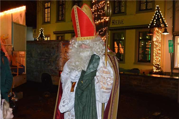 Der Nikolaus war zu Besuch. Fotos: AB
