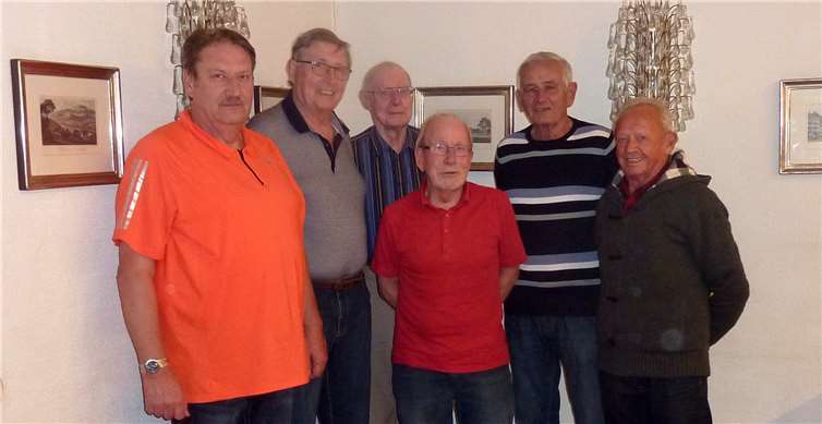 Der OGeZNBw-Vorstand (v.li.n.r.e): Ingolf Kreiser, Dieter Seiwerth, Karl-Heinz Höft, Hans-Werner Jeße, Klaus Flander und Manfred Niesig. Foto: privat