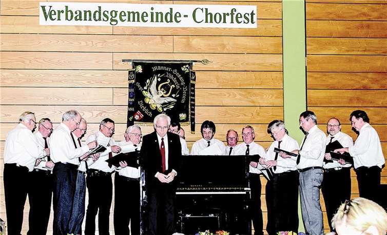 Der Oberfeller MGV „Moselgruß“ begeisterte mit dem „Vater unser“.