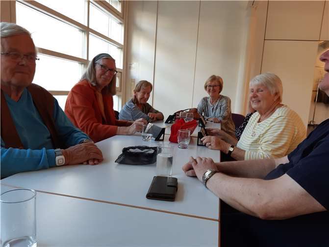 Der Offene Treff konnte entlich wiederstattfinden und die Teilnehmer freuten sich auf das Wiedersehen. Foto: privat