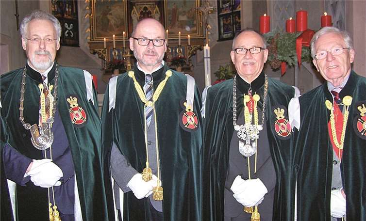 Der Orden vom Roten Löwen und Heiligen Sebastian feierte seine 21. Stiftungsmesse.privat