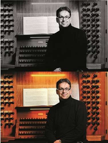 Der Organist und Cembalist Stefan Horz.Benjamin Hupfer