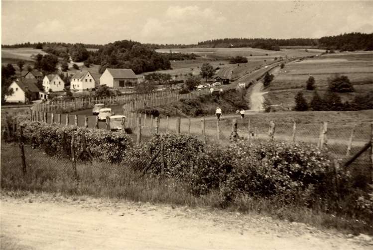 Der Ort Müllenbach liegt unmittelbar an der ehemaligen Südschleife.Archive Ridder und Bierschbach