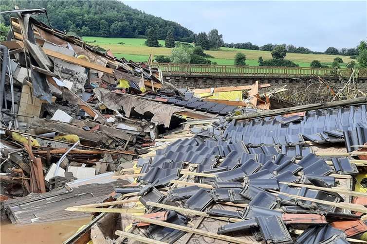 Der Ort Schuld nach der Naturkatastrophe - ein Bild der Verwüstung. Foto: WinklerTV