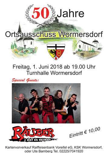 Der Ortsausschuss lädt alle Interessenten zum 50-Jährigen Jubiläum ein. Privat