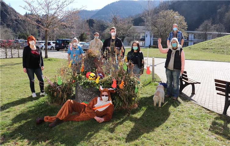 Der Osterhase war zu Besuch.Fotos: privat