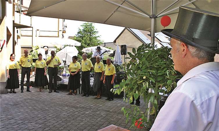 Der PSV Remagen hatte seine Tanzgruppe nach Sinzig geschickt.