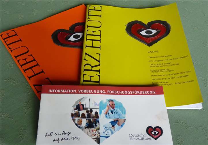 Der Patienten-Newsletter „Herz heute“ erscheint vierteljährig.