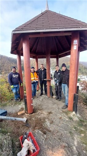 Der Pavillon bedurfte einer größeren Sanierung.  Foto: privat
