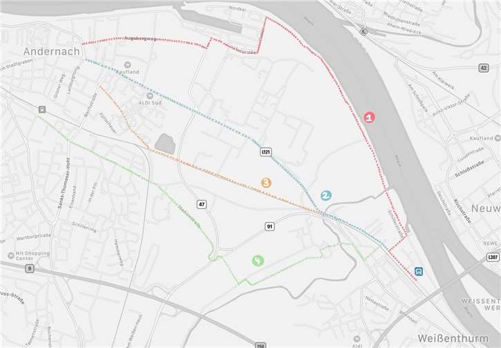 Der Pendler-Radweg. Fotos: privat