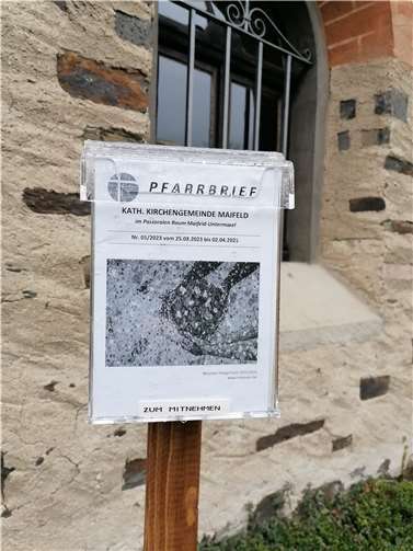 Der „PfarrBriefkasten“.  Foto: privat