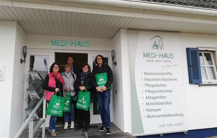 Der Pflegestützpunkt Neuwied überzeugte sich vom einmaligen Konzept des Medi-Hauses.Fotos: privat