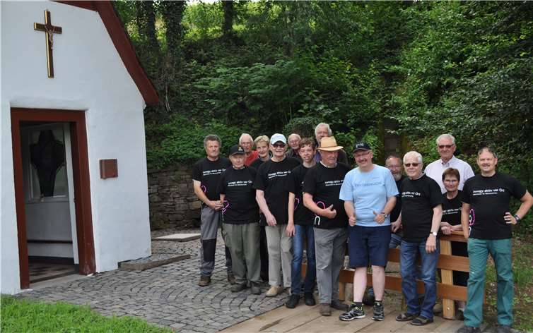 Der Platz an der Kapelle „Kehrhäuschen“ wurde neu gestaltet.privat