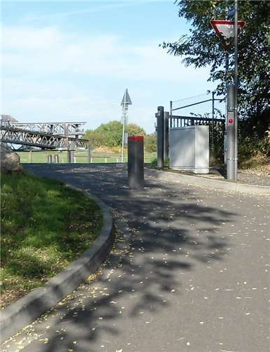 Der Poller auf der Bergstraße.Quelle: SPD Ehrenbreitstein