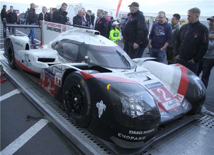 Der Porsche 919 Hybrid, mit dem Timo Bernhard 2017 die 24 Stunden von Le Mans gewann.