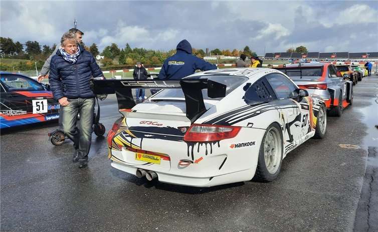 Zwei Meistertitel für André Kunkel beim RGB Saisonfinale am Nürburgring Der Porsche 997 GT3 Cup mit André Kunkel.Foto: Privatarchiv Kunkel