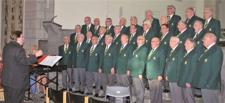 Der Port Talbot Cymric Choir, 1911 gegründet, besteht aus fast 40 stimmgewaltigen Männern. privat