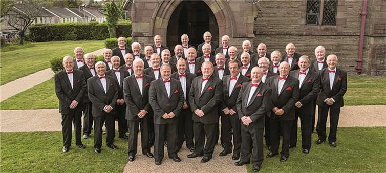 Der Port Talbot Cymric Choir aus Wales sorgt für ein Konzerterlebnis der besonderen Art.privat