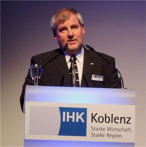 Der Präsident der IHK Koblenz, Manfred Sattler.