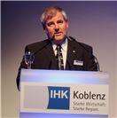 Der Präsident der IHK Koblenz, Manfred Sattler.