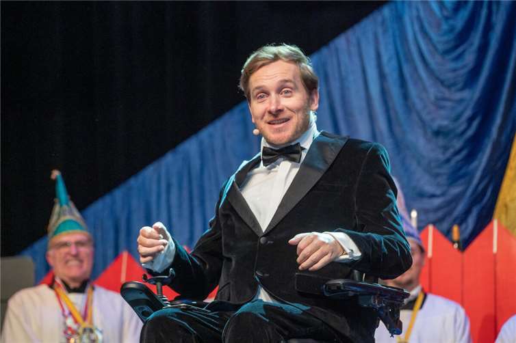 Der Preisträger des Goldenen Deutschen Eck: Samuel Koch.