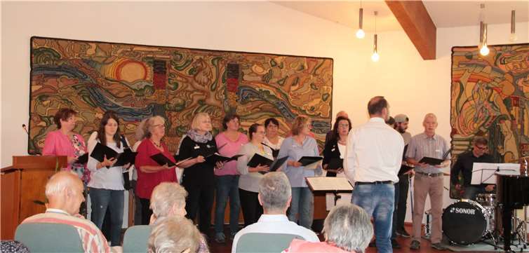 Der Projektchor „Ad Acta“ der Kreisverwaltung.