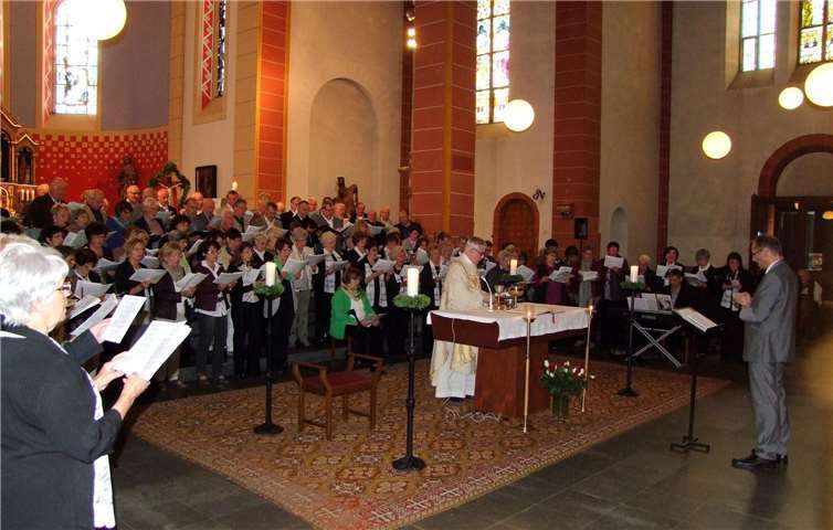 Der Projektchor soll den Gottesdienst musikalisch begleiten. privat