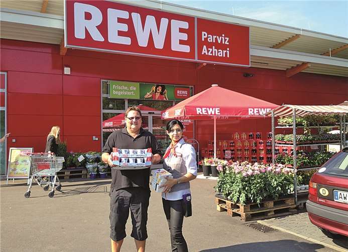 Der REWE-Markt unterstützt das Fußball-Ferien-Camp. privat
