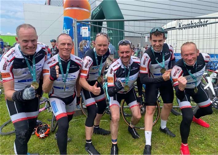 Der Rad Sport Club Untermosel glänzt beim Eschborn-Frankfurt Radrennen. Foto: privat