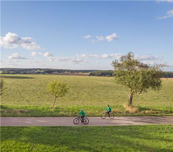 Der Radrundweg im Puderbacher Land ist insgesamt 45 km lang. Foto: Andreas Pacek
