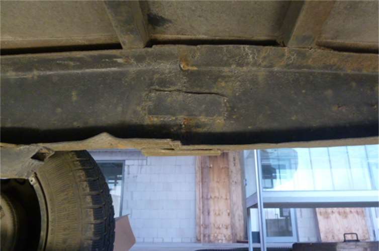 Der Rahmen des Anhängers war unfachmännisch geschweißt.