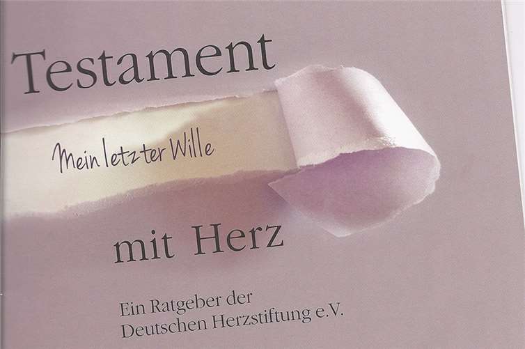 Der Ratgeber beantwortet alle Fragen rund um das Thema Testament.DHS