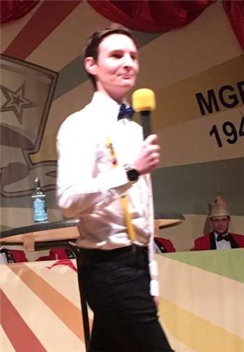 Der „Redner aus Emmelshausen“, Marcel Kremer, gab sich die Ehre.