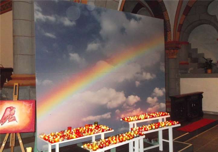 Der Regenbogen soll Hoffnung geben und Brücken bauen.Foto: privat